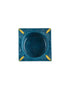 Blue Pottery Candle Holder Set Of 2pcs.